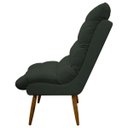 Ver imagem 6 de Poltrona Decorativa para Sala Consultório Clínica Recepção Salão Manicure Sufler Decorativa Linho