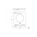 Ver imagem 5 de Cooktop Portátil por Indução 1 Boca Tramontina Slim Touch Ei 30 110v - 127v