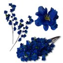 Ver imagem 4 de Kit 12 Flores Sakura Azul Artificial Realista para Eventos e Festas