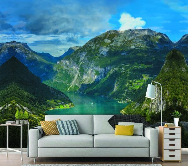 Papel De Parede 3D Paisagens Florestas 0021 (3.0M X 3.0M) | MadeiraMadeira