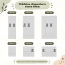 Ver imagem 7 de Quarto de Bebê Completo com Berço Americano 3 em 1 e Colchão Incluso Flor Multimóveis MP4933