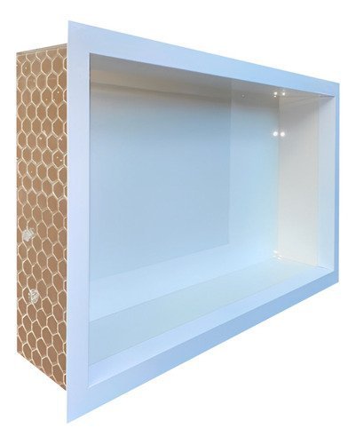 Nicho Porcelanato Branco Polido 60x32cm para Banheiro - 5