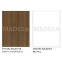 Ver mais imagens de Guarda-roupa Solteiro Madesa Dallas Plus 2 Portas de Correr 4 Gavetas com Pés - Rustic/branco