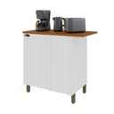 Ver imagem 1 de Balcão de Cozinha 96 cm Bariloche 1 Porta com Tampo 6225.28 Branco - Indekes