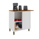Ver imagem 2 de Balcão de Cozinha 96 cm Bariloche 1 Porta com Tampo 6225.28 Branco - Indekes