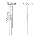 Ver imagem 2 de Arandela de Led Gamma 2 Perfis com Led Externo 19W