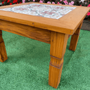 Ver imagem 4 de Mesa de Centro Madeira com Ladrilho Hidráulico 60 X 60 Sudeste Rústico