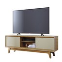 Ver imagem 2 de Rack Tv 65 Pol 164cm Bancada para Sala Mylan Cumaru/opala M20 - D’Rossi
