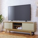Ver imagem 1 de Rack Tv 65 Pol 164cm Bancada para Sala Mylan Cumaru/opala M20 - D’Rossi