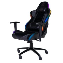 Cadeira Gamer Elements Veda Nemesis Lux Rgb Suede Preta - 2