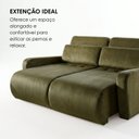 Ver imagem 4 de Sofá Confort Retrátil 3 Lugares 230cm Lisboa