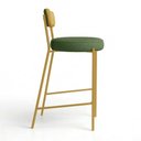 Ver imagem 2 de Banqueta Cozinha Média Industrial Dourado Londres Kit2 Napoli Verde/amarelo D03 - D'rossi