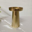 Ver imagem 6 de Castiçal Porta Vela Decorativo Home&co Metal 15x10x10cm Dourado