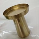 Ver imagem 4 de Castiçal Porta Vela Decorativo Home&co Metal 15x10x10cm Dourado
