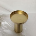 Ver imagem 5 de Castiçal Porta Vela Decorativo Home&co Metal 15x10x10cm Dourado