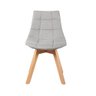 Cadeira Leila - Cinza Clara - 4
