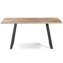 Ver imagem 2 de Mesa Jantar Boston Cor Driftwood Base Aço Grafite 190cm - 64918