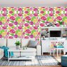 Papel de Parede Floral Espiral Colorido Adesivo Sala Quarto - 2