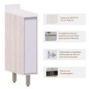 Ver imagem 3 de Balcão para Cozinha Modulada 20 Cm 1 Porta Atenas Cinza Cristal