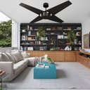 Ver imagem 4 de Ventilador de Teto com Controle Remoto Natuvent Callis no Light 4 Pás Madeira Preto 127v