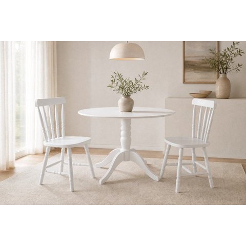 Conjunto Mesa Redonda Pé Central c/2 Cadeiras