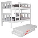 Ver imagem 1 de Beliche com 2 Colchões D20 100% Mdf Branca Tamanho Solteiro Infantil Adulto Compacta
