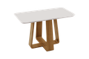 Ver imagem 1 de Mesa de Jantar Retangular Sintonia 1,60x80 - Domus Móveis