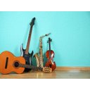 Ver imagem 2 de Papel de Parede Instrumentos Musicais 3d Mus04