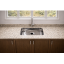 Ver imagem 1 de Pia de Cozinha Granito 1,50m com Cuba Inox Acabamento Polido:granito