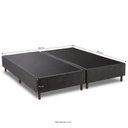 Ver imagem 2 de Base Box King Bipartido 193cm x 203cm Sommier Veludo