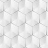 Papel de Parede 3d Lajota Hexagano Adesivo Decorativo Sala - 1