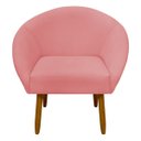 Ver imagem 5 de Kit 2 Poltronas Decorativa para Sala Recepção Manicure Consultório Stella Suede
