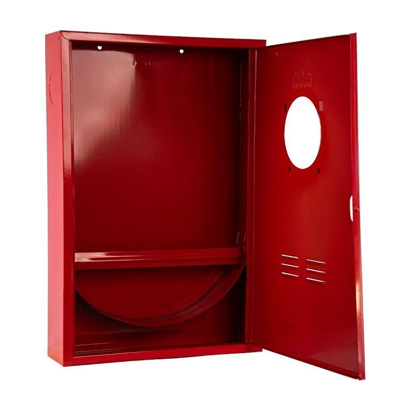 Abrigo 2 Mangueira Incêndio Sobrepor Chapa de Aço 90x80x30cm - 3
