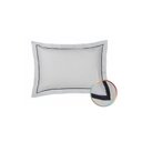 Ver imagem 3 de Jogo de Cama Festone Clássico 200 Fios Branco/Marinho - Casal