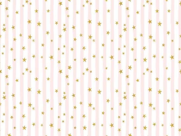 Papel De Parede Estrelas Listras Rosa Branco Azs95 - 3