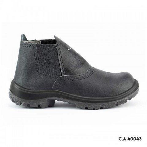 Botina Crival Elástico Pu Bidensidade Bico Pvc 38