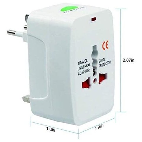 Adaptador de Tomada Universal All in One para EUA Europa Asia UK China AU-100