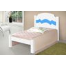 Cama Iris Solteiro 0,88cm Rosa/Azul - Cambel Móveis - 1