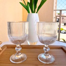 Taças Vidro Transparente Graffiato 370ml 6 Peças - Hauskraft - 3