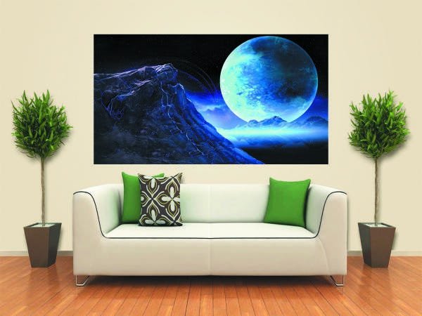 Papel De Parede 3D Universo 0016 (2.0M X 1.0M) - 1