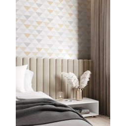 Papel de Parede Bobinex Coleção Brincar 3603 Geométrico Triângulo - Rolo 10mx52cm - 2