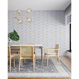 Papel de Parede Bobinex Coleção Brincar 3603 Geométrico Triângulo - Rolo 10mx52cm - 4