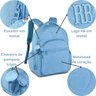 Mochila Escolar de Costas Rebecca Bonbon Clio Rb24581 Azul - 2