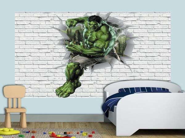 Papel De Parede Infantil Vingadores 0043 (2.50M X 1.50M) - 1