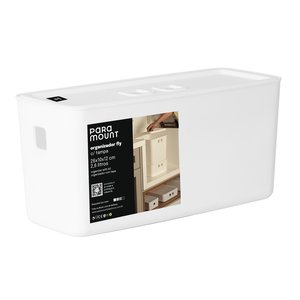 Organizador com Tampa Fly 2,6l Branco Organizadora Compacta