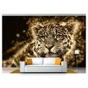 Ver imagem 1 de Papel de Parede Animais Onça Pintada Arte 3d Anm214
