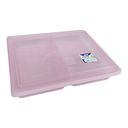 Ver imagem 3 de Kit 02 Porta Frios Organizador Duplo Plástico Translucido Cor:rosa