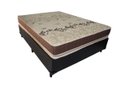 Ver imagem 1 de Cama Base Box Viúva+ Colchão de Espuma D28 Dupla Face - Pillow Top -confort - Anjos:preto