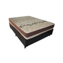 Ver imagem 1 de Cama Base Box Viúva+ Colchão de Espuma D28 Dupla Face - Pillow Top -confort - Anjos:preto