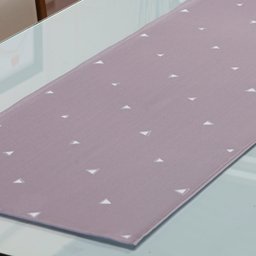 Caminho de Mesa Trilho Retangular Estampado 1,40 X 0,45 4 /6 Lugares Cozinha Sala Jantar Chevron - 2